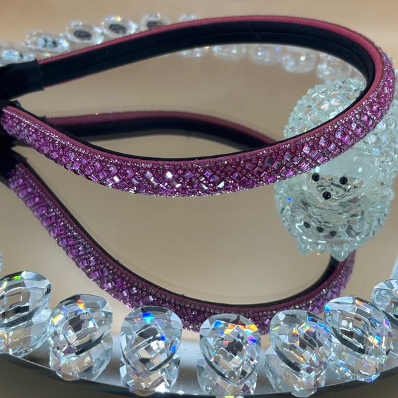 Fuchsia Crystal Headband (as is) Headband only - Picture 5 of 5